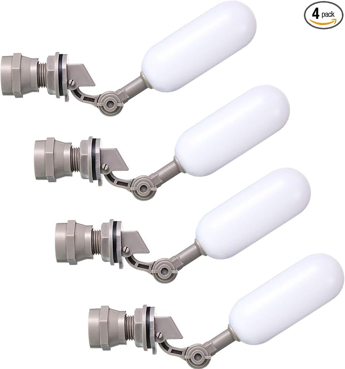 Float Valves Adjustable Mini Float Valve 1/2 Water Level Control ABS