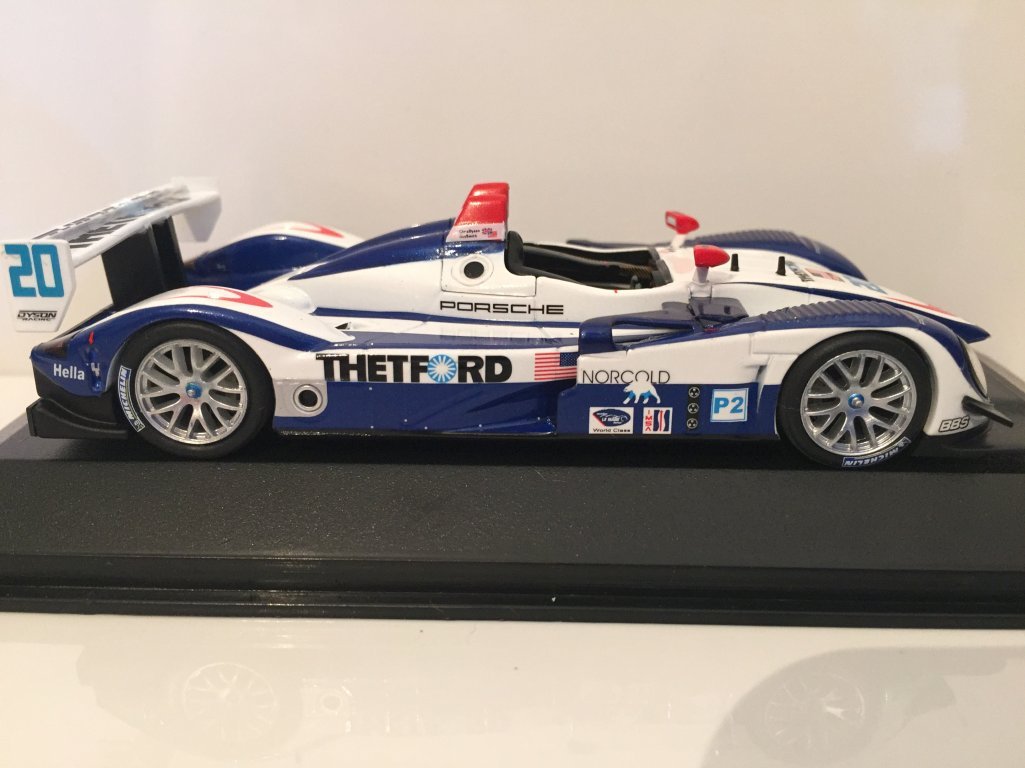 Minichamps – 400076620 – miniatura pojazdu – model skala – Porsche RS Spyder – ALMS 2007 – skala 1/43