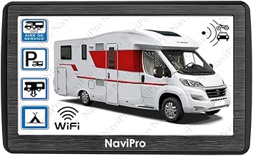 GPS Camping Car, Voiture, 7 Pouces NaviPro Active, Ventouse Aimanté, Europe - Maroc, Turquie, Aires De Camping - Mise A Jour Gratuite A Vie