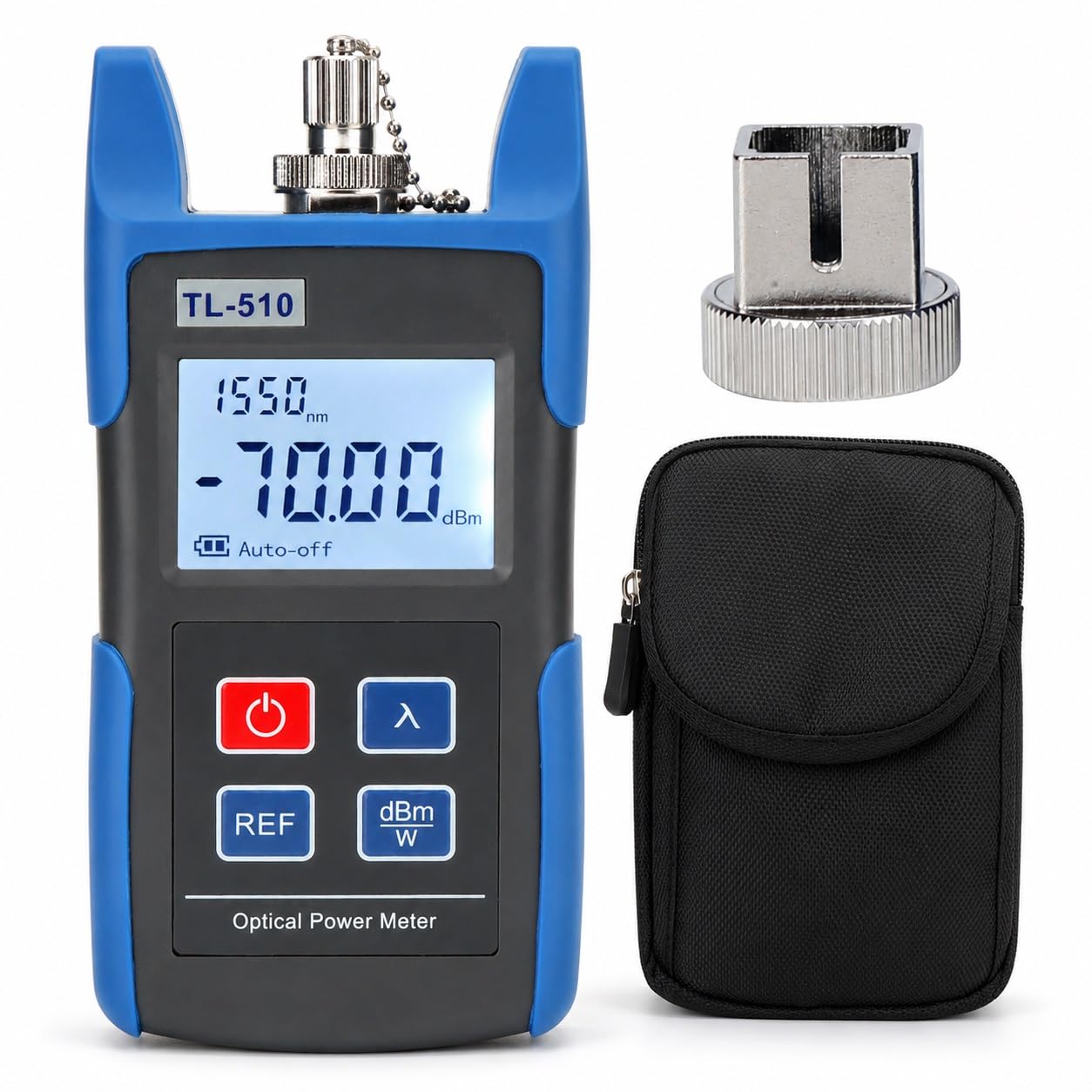 Photomètre fibre optique TL510, -70 à +10 dBm, 800-1650 nm