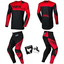 MX Outfit ONeal Element Racewear Men Protective Pants Jersey motocross dirt bike off-road bundle combo set