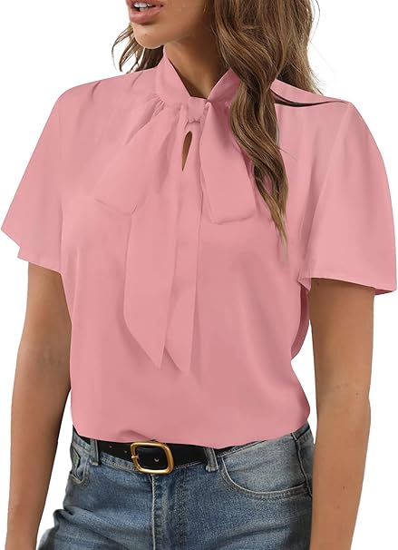 Treat Ürself Rose blouse Rose accent shirt blouse | Treat ürself