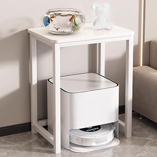 Estante De Almacenamiento Con Estructura De Acero para Aspiradora Robot Moderna, Armario Pequeño Multifuncional para Dormitorio, Sala De Estar, Dormitorio, Pasillo(A,50*40*75CM/19.7*15.7*29.5in)