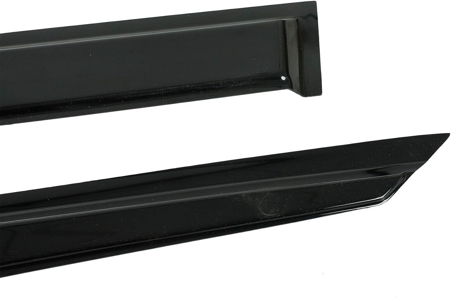 munirater Smoke Black Side Window Visors Deflectors Rain Guard Replacement for 2011-2019 Explorer