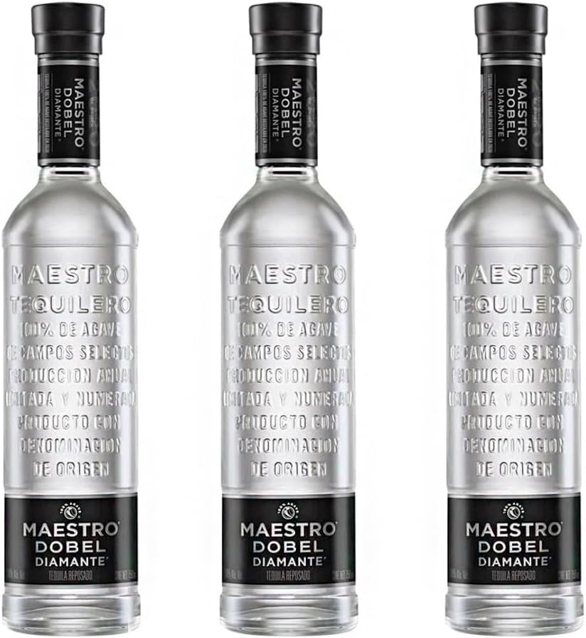 Tequila Maestro Dobel Diamante 700 ML (3 pack)