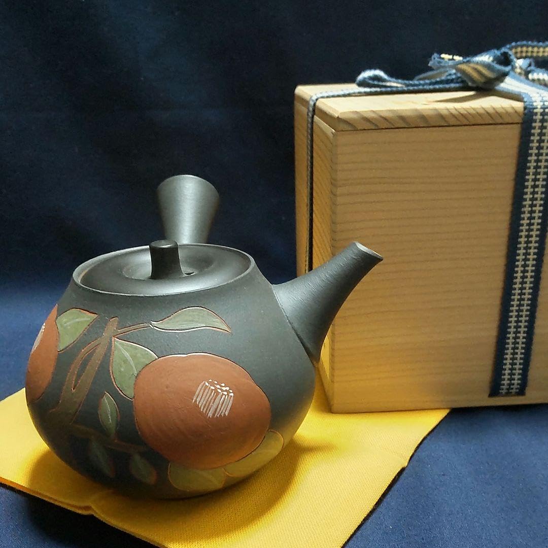 常滑焼　青峰作　急須　木箱付き Amazon.co.jp: 常滑焼 急須 都筑青峰作 : ホーム＆キッチン