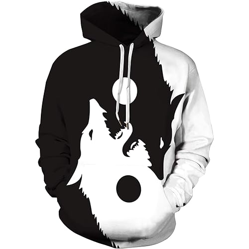 UNIFACO Unisex 3D Printed Hoodies Novelty Cool Galaxy Milk Pullover Hooded Sweatshirt Hoody M-XXL