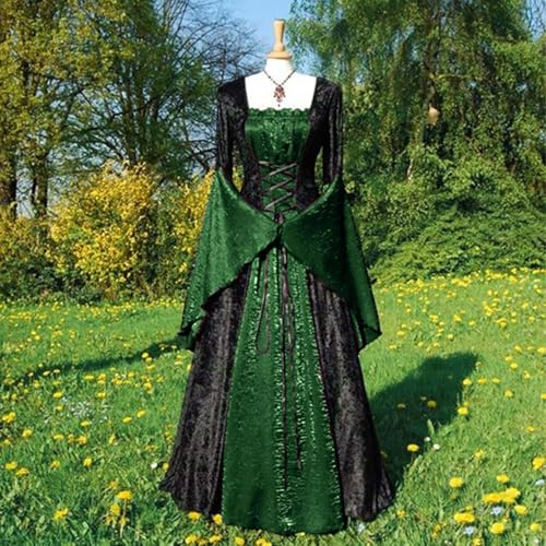Robe de déguisement gothique pour Halloween avec corset intégré - 2