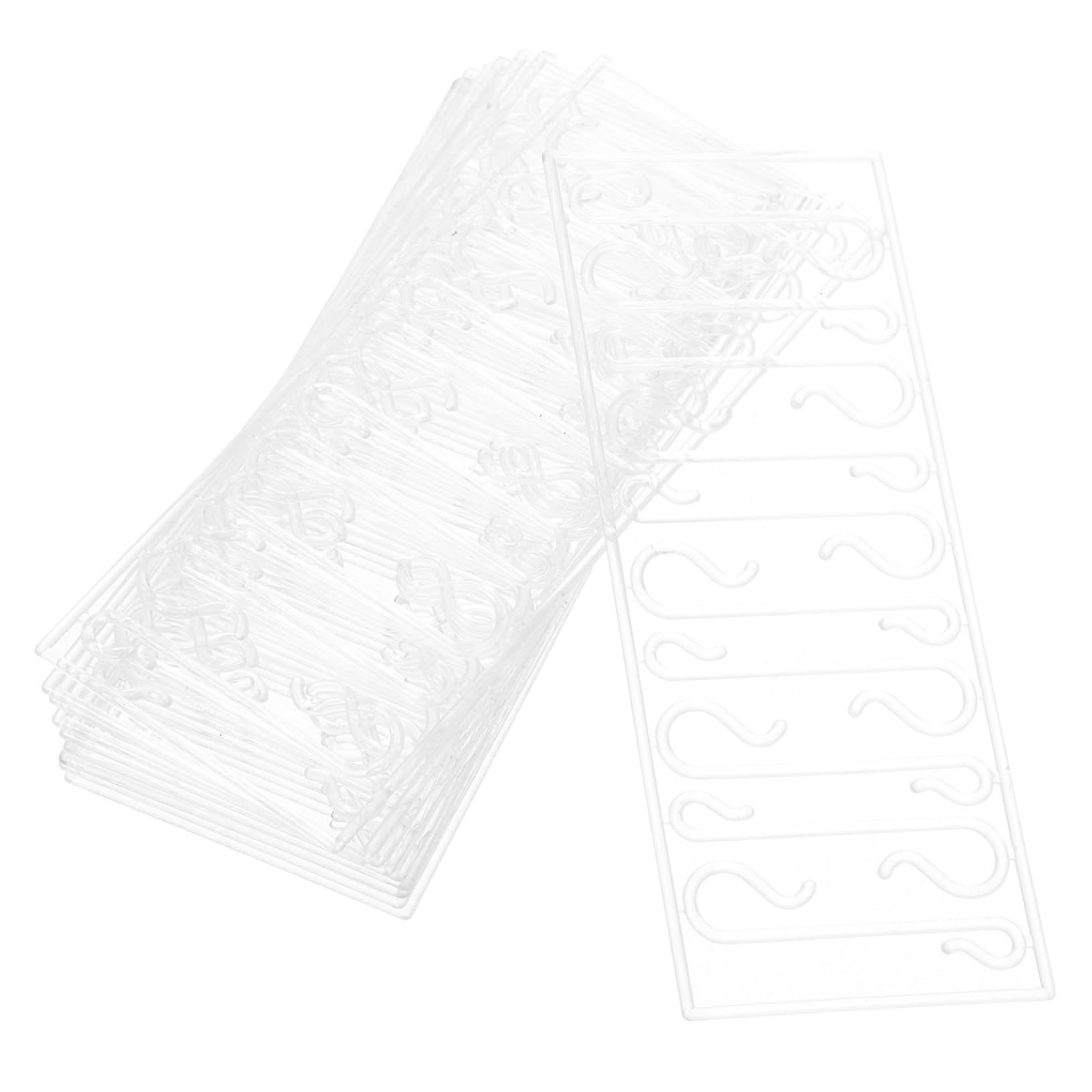 MUCKLILY 100Pcs Xmas Ornament Hooks for Tree Decorating Transparent Ball Hangers for Stocking and Present Display for Mantels and Holiday Parties Add Festive Charm to Your Home