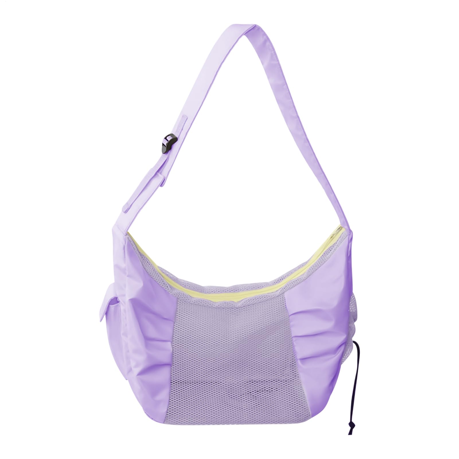 Sac de transport pour chat avec maille ventilée idéal pour les sorties à vélo