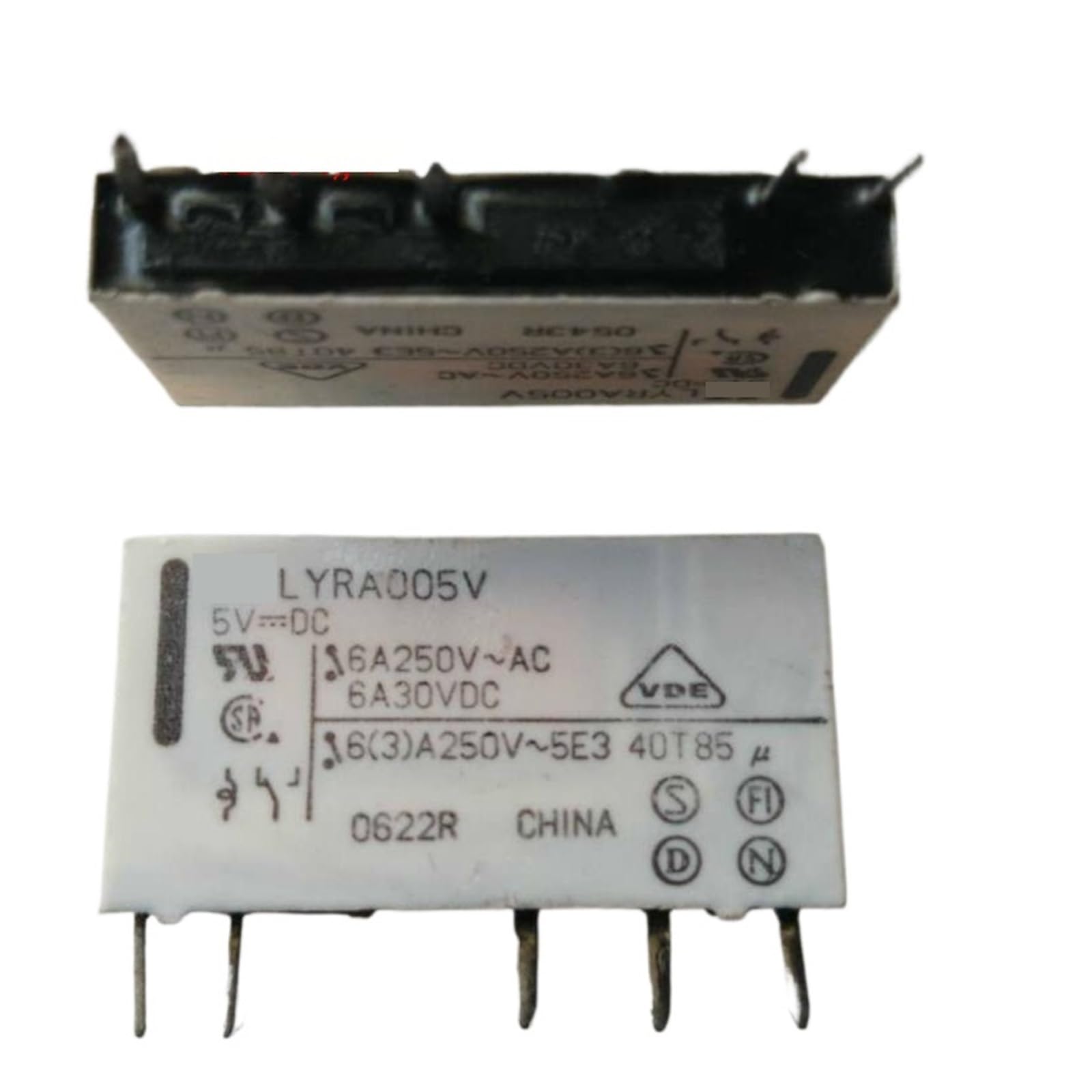 YLQUXEUV Relay lyra005v 5V lyra005v 5-pin 6A