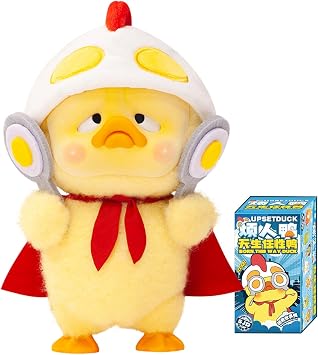 CALEMBOU Plush Doll Blind Box, Upsetduck Series Stuffed Animals Blind Box, Kawaii 1 of 6 Possible Mystery Collectible Toys Cute Soft Animals Charm Christmas Birthday Gifts Born This Way Series