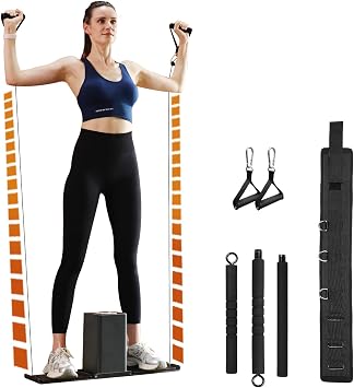 SR3 PRO Smart Home Gym Equipment ,5- 180lbs Resistance Portable Full Body Workout Cable Machine with Ambient Light,at Home Gym | All in One Gym for Travel | Foldable Gym & Home Exercise Equipment