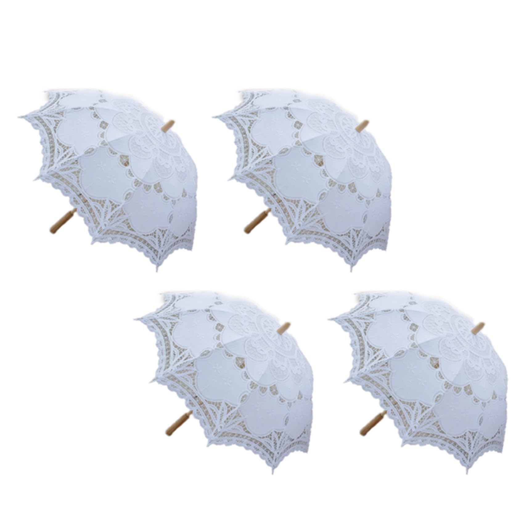 4 sztuki, 80 cm, wiktoriańska lesbijska haftowana, na wesele, dla młodej, parasol przeciwsłoneczny,