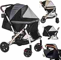 美品　中型、大型犬ペットカート、オールフォーワン耐荷重34kg畳むの簡単❣️ 美品 中型、大型犬ペットカート、オールフォーワン耐荷重34kg