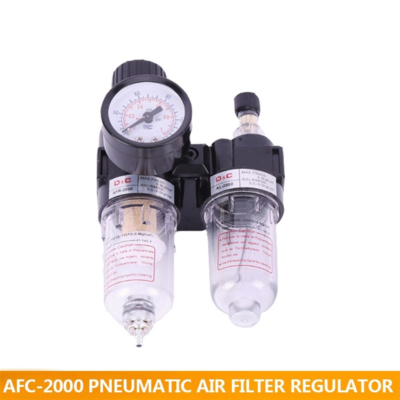 AFC2000 Sprężarka procesora powietrza 1/4 Filtr powietrza Reduktor ciśnienia Filtr AFC-2000 (AFC-2000 z PC14)