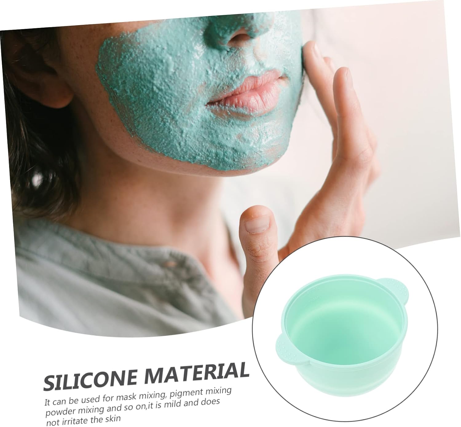 Silicone Wax Melting Bowl Spatula – Heat-Resistant 500ml Waxing Accessory for Home Use Non-Stick Design for Sensitive Skin Waxing