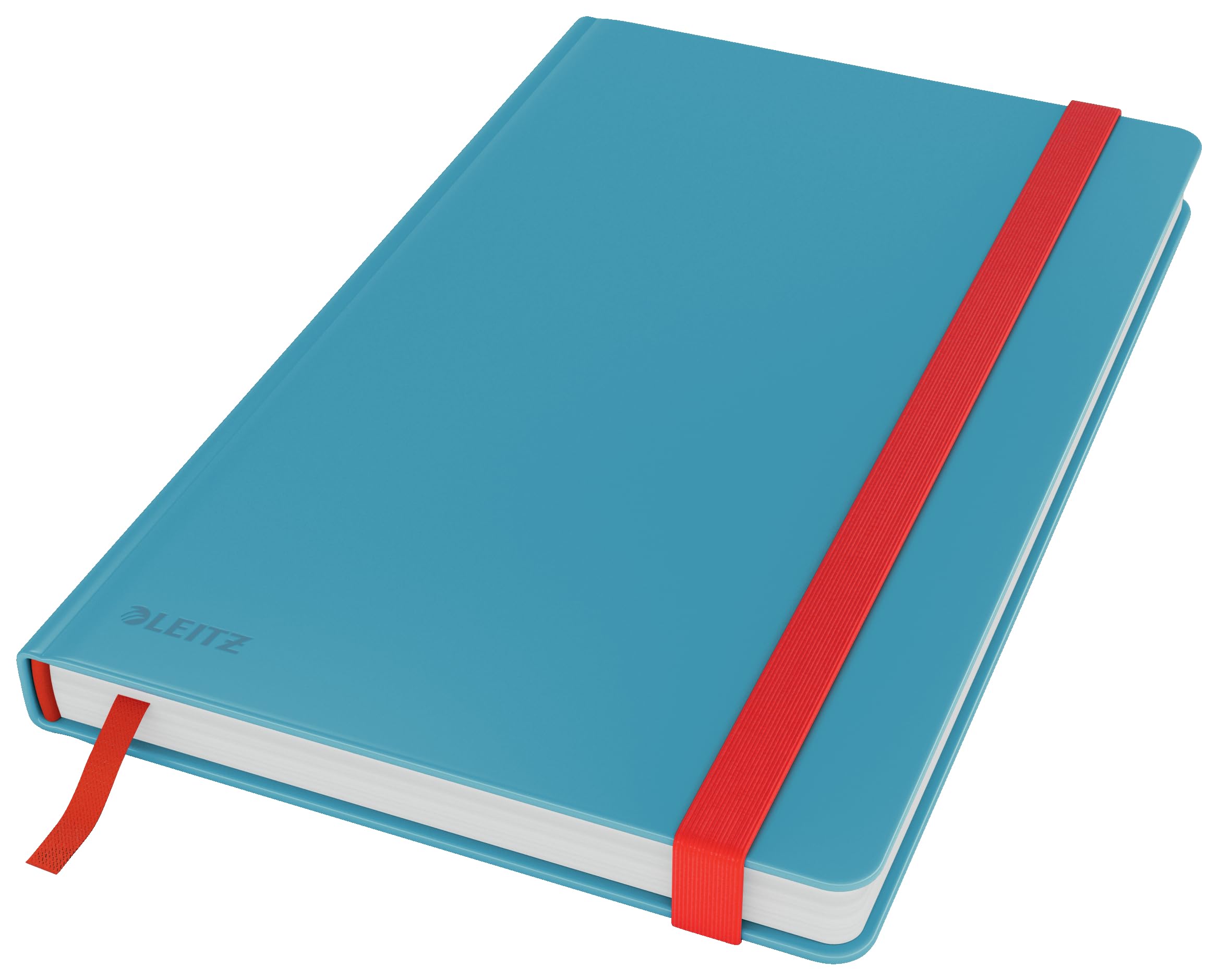 Leitz Quaderno a quadretti, Copertina rigida, Formato A5, 80 fogli, Gamma Cosy, Blu Calmo, 44540061