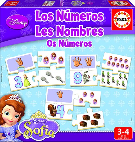 Educa Borrás Princesa Sofía - Aprendo Los Números, Juego Educativo 16233