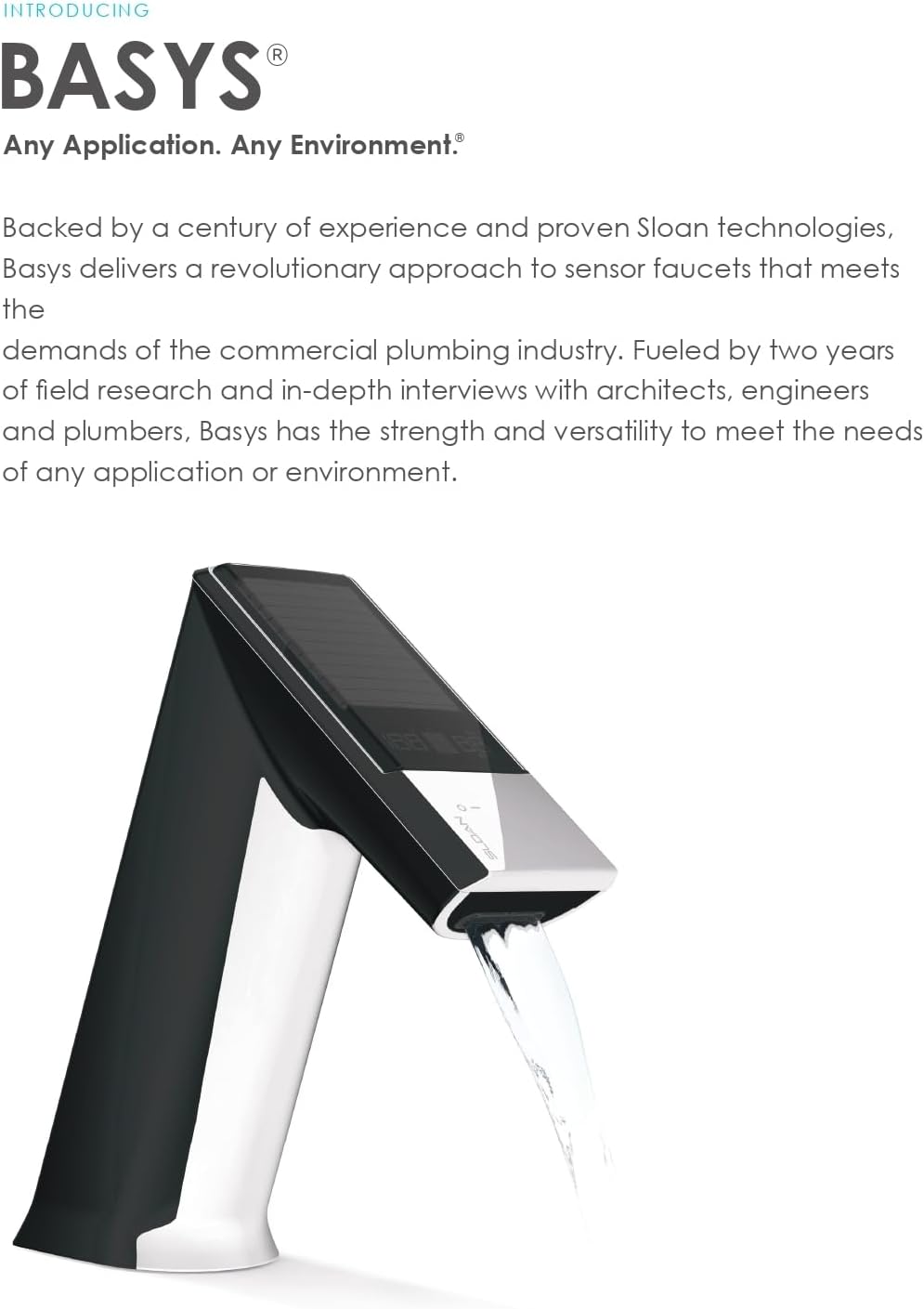 Sloan EFX-1A BASYS Infrared Standard Crown Kit - For use with Sloan BASYS Faucets - Crown Replacement in Chrome Plate Finish, Original OEM Replacement Parts, 3324118