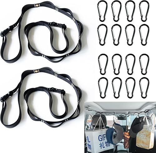 Car Clothes Hanger,Clothesline Clothes for Cars,Car Rear Multifunctional Hanging