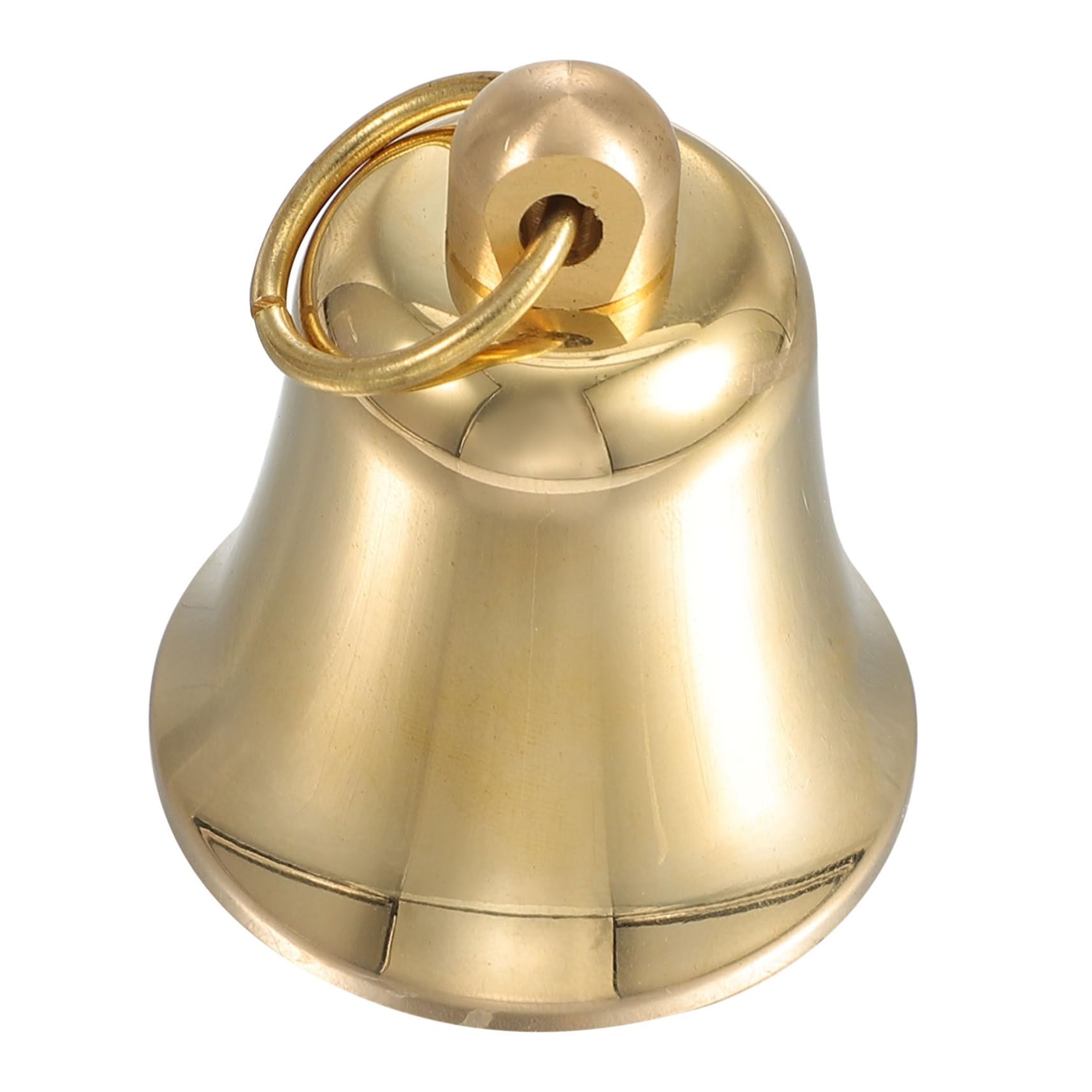 HOMSFOU Brass Bell Hanging Jingle Bells Vintage Bronze Jingle Bells DIY Craft Bell for Wind Chime Small Bells for Crafting Bell Wind Chimes Hanging Bell for Home Bell Ornaments Hand Press