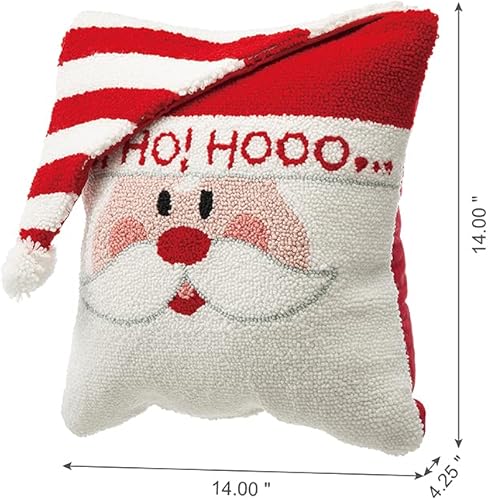 Miniatura 4 de glitzhome Almohada de Navidad con gancho de 14 pulgadas de largo, cojín de Navidad para sala de estar y cama