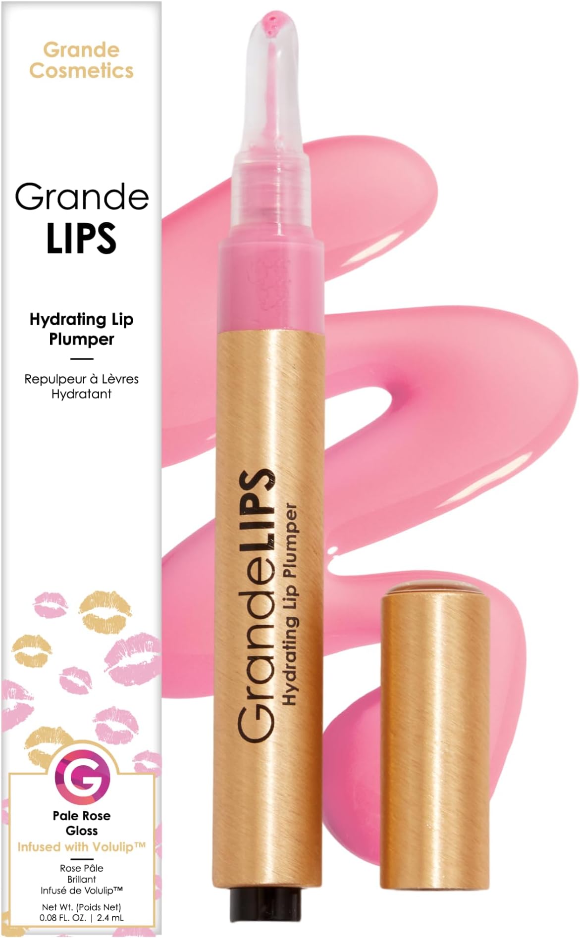 Grandelips Hydrating Lip Plumper., Pale Rose, 0.08 Fl Oz (Pack Of 1)