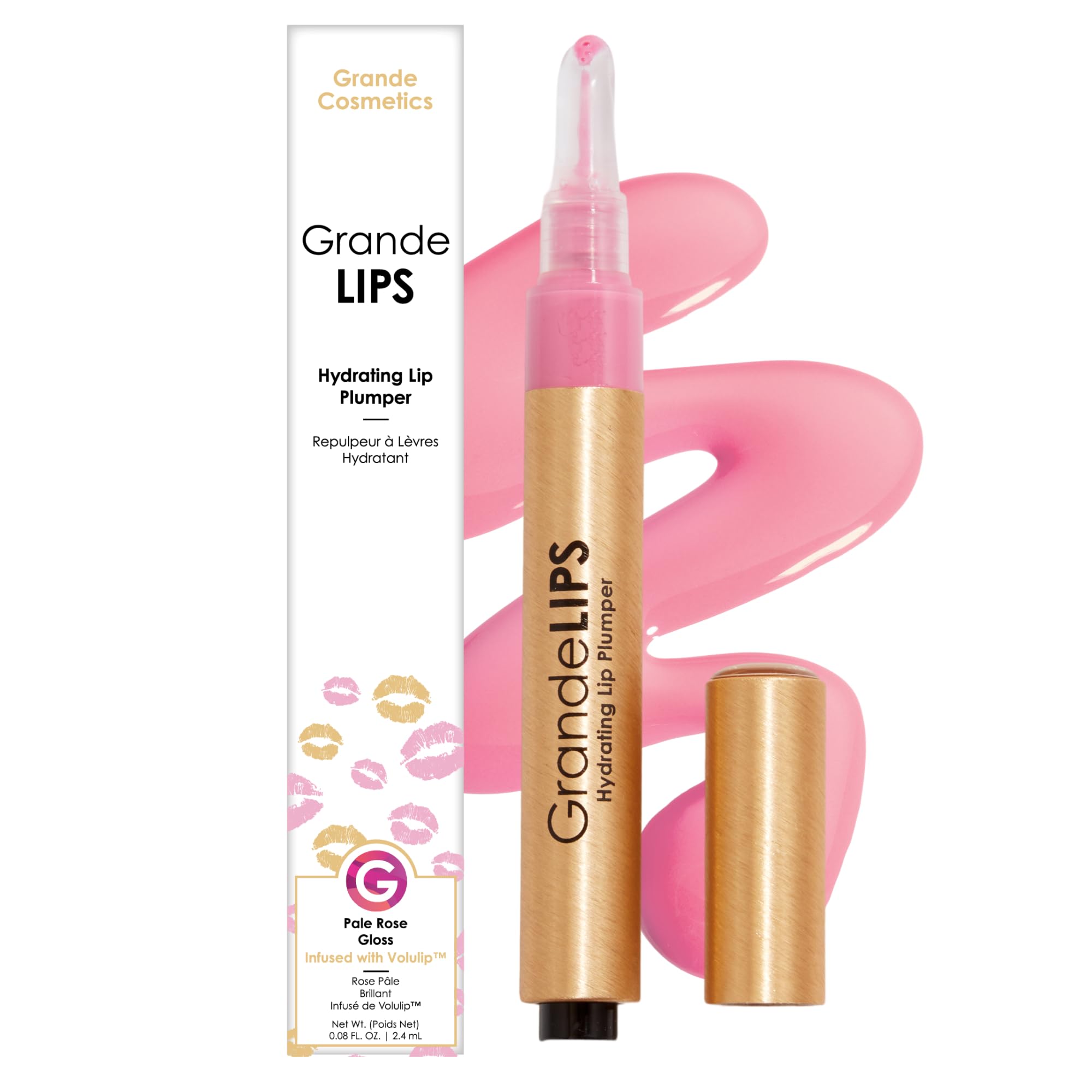 Grande CosmeticsGrandelips Hydrating Lip Plumper., Pale Rose, 0.08 Fl Oz (Pack Of 1)
