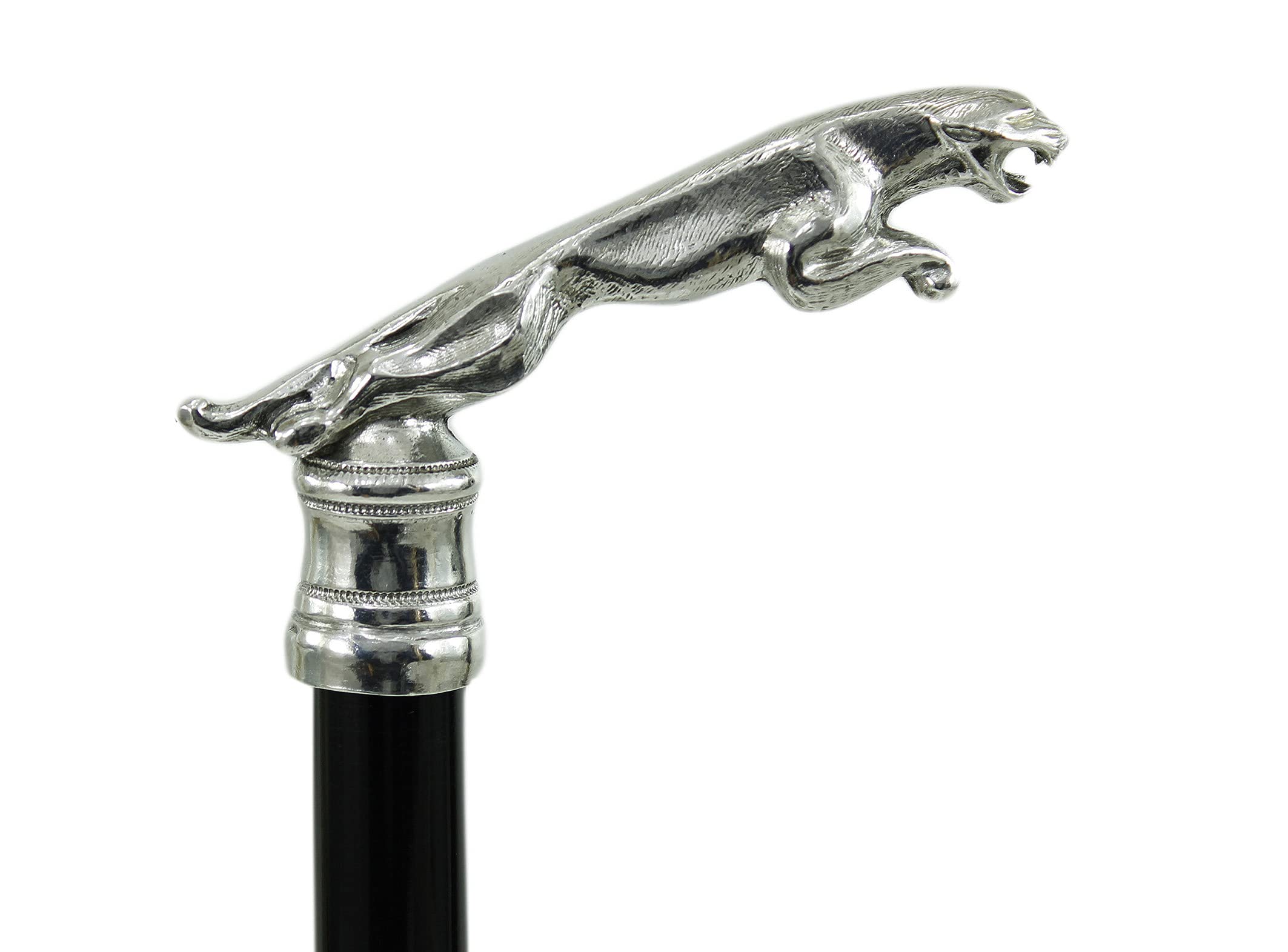 Bastón de paseo CAVAGNINI elegante para hombre y mujer, fabricado en Italia, personalizable en color y longitud (león, marrón)