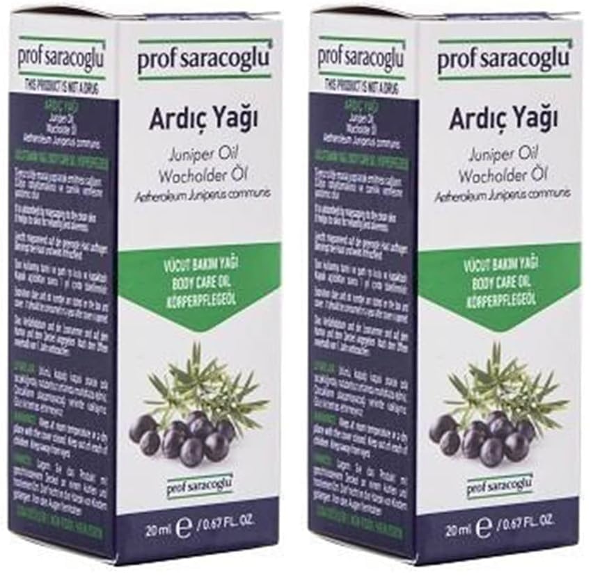 Prof Saracoglu Ardıç Yağı 20ml (2 paketi)