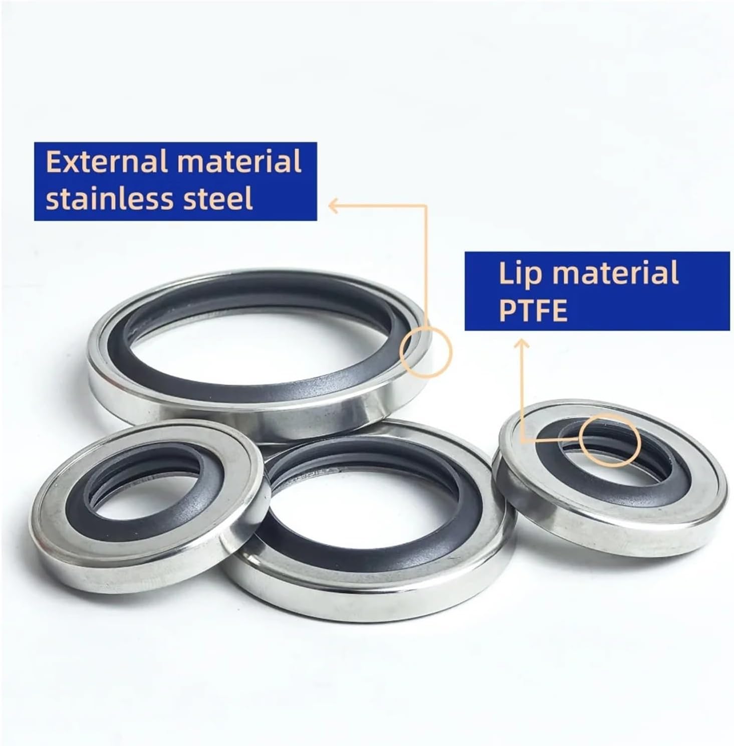 シャフトシール 60 * 75/76/78/80/82/85/90 * 7/8/10/12/15mm ステンレススチールオイルシール