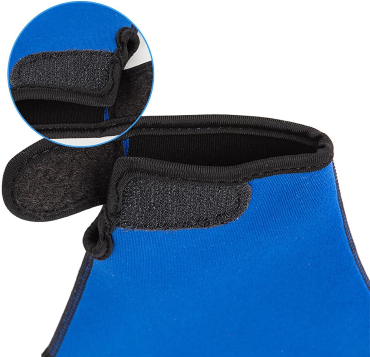 Webbed Paddle Swim Gloves Aquatic Fit Training Gloves Size L Blue for Pool and Diving Exercises