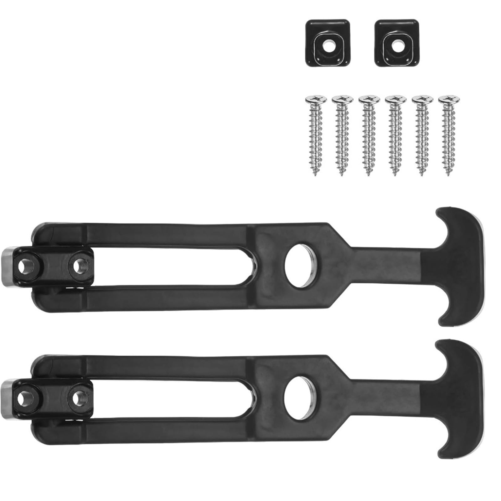 Kalttoy Multicolor 2Pcs Rubber Flexible T Handle Hasp Draw Latches Replacement Toolbox Latches For Toolbox/Coolers/Golfs Cart/Farm Machinery Shock Absorbing