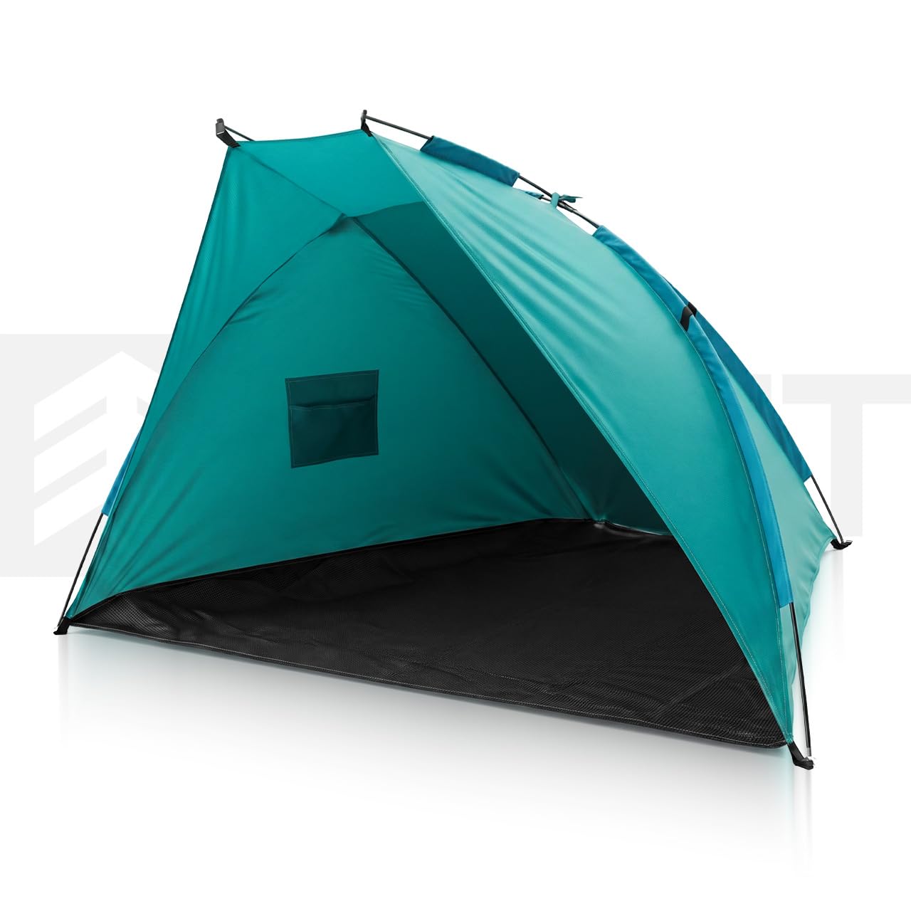 LAGUNA20 namiot plażowy z muszli plażowej, 220 x 115 x 115 cm, lekka ochrona przed słońcem, na plażę, nad jezioro, basen na świeżym powietrzu i kemping, namiot plażowy ze stelażem z włókna