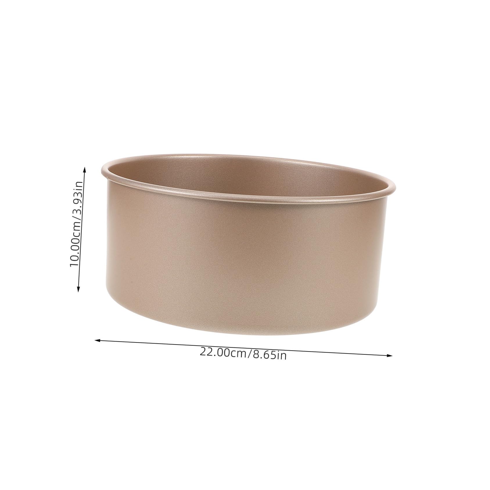 Toyvian Runde Backform aus Kuchenform mit Antihaftbeschichtung Tiefe Form für Chiffon-kuchen Backutensil für Haushaltsgebrauch