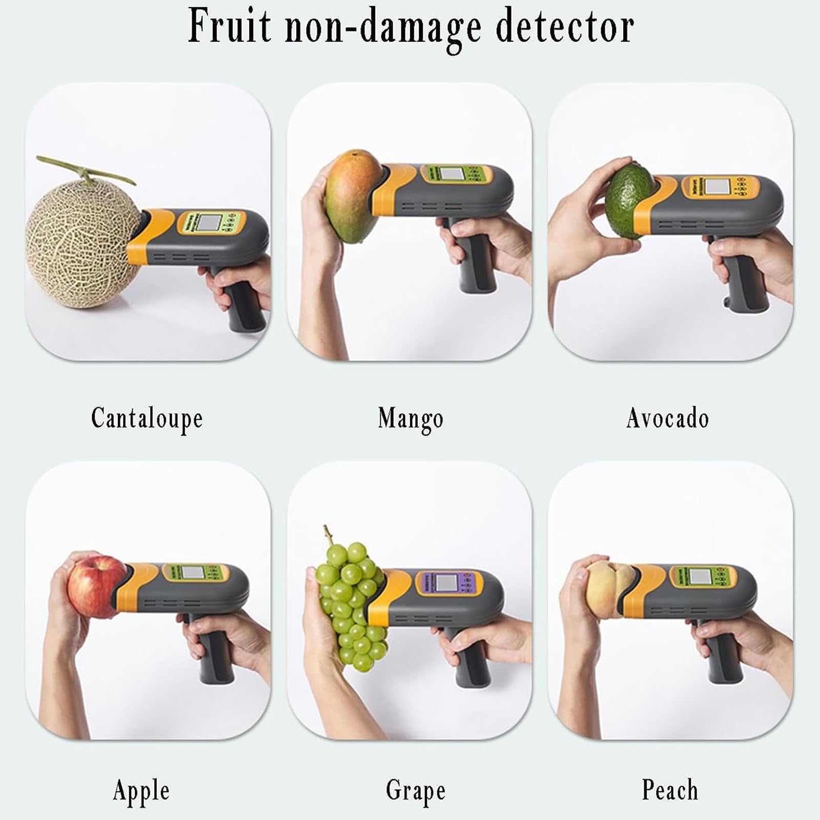 Amazon.co.jp: 果物の非破壊糖度計、手持ち式糖度計、乾物/水分、糖度 