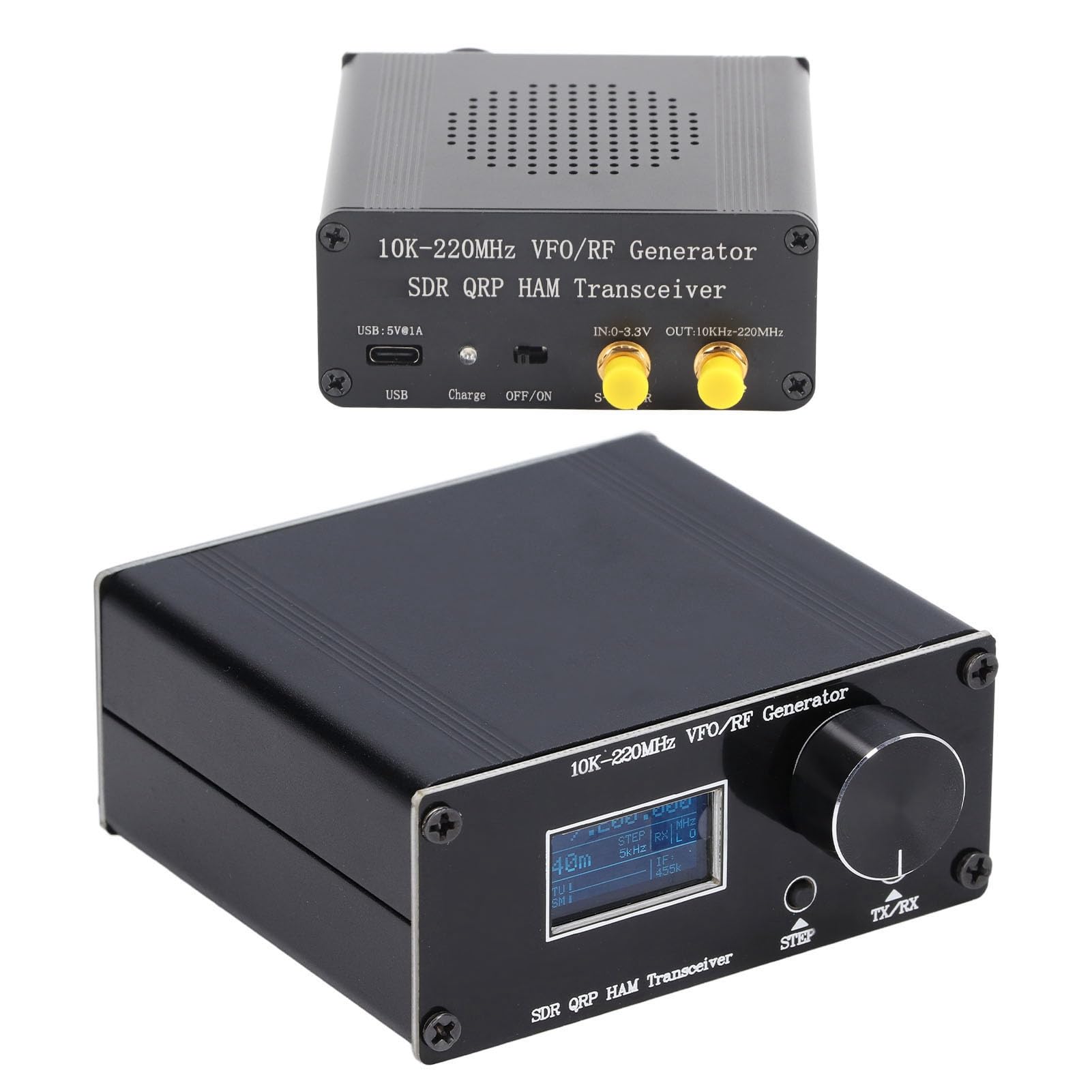 SDR QRP HF, VFO Generatore RF 10K 220 MHz S DR Ricetrasmettitore HAM Oscillatore a Frequenza Variabile Oscillatore10K