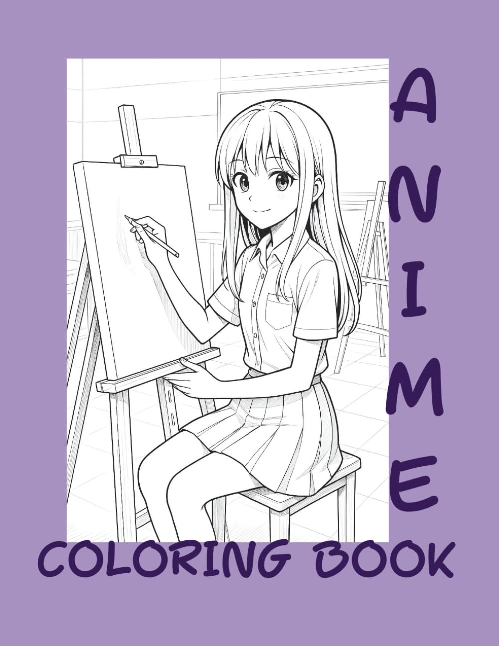 Anime Coloring book for 10-14 year old girls: Anime Coloring 10-14 year old girls