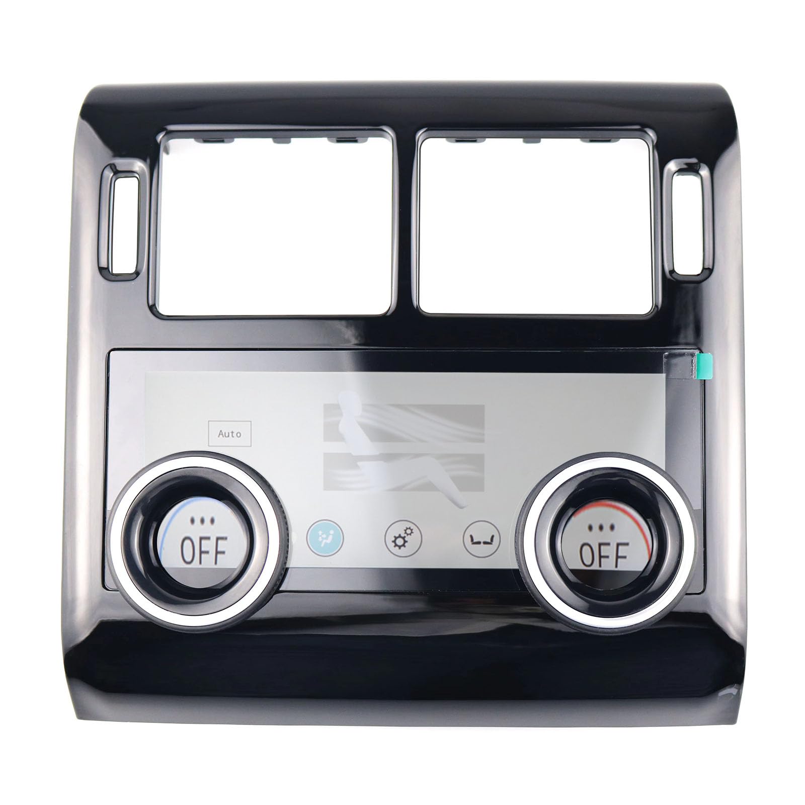 8 Inch LCD Touch Screen Rear AC Panel Climate Control for Land Rover Range Rover Sport L494 2014-2017, Black Trim