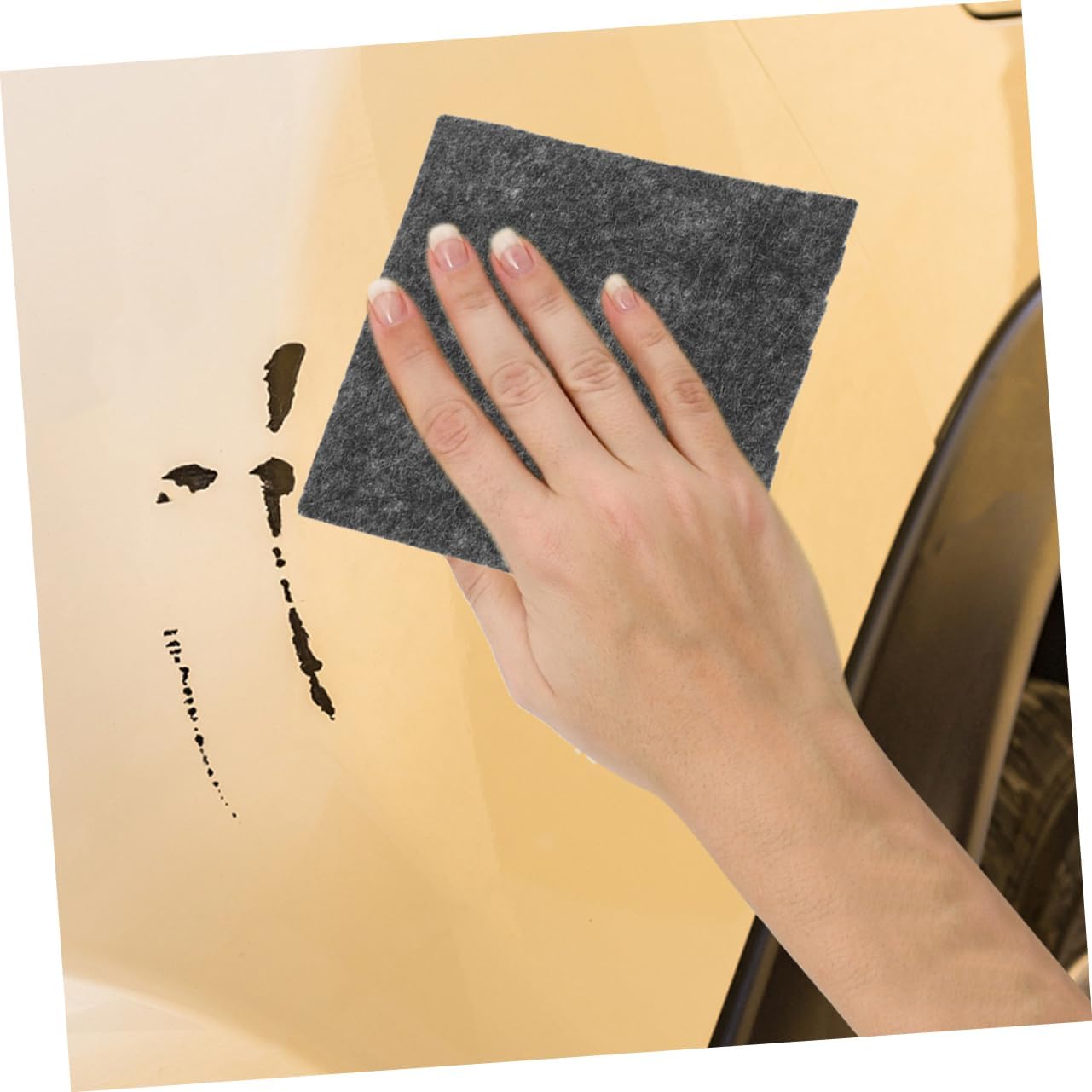 CHILDWEET 10pcs Car Paint Scratch Remover Nano Sparkle Cloth Auto Scratch Removal Cloth