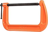 Vista 3 de Pony Jorgensen 2680 Abrazadera C de 8 pulgadas, naranja