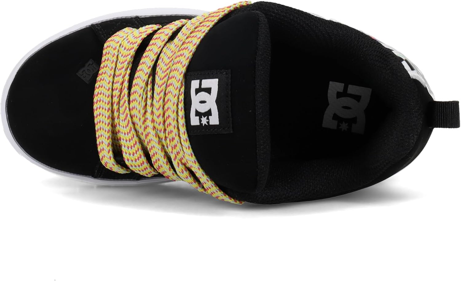DC Shoes Youth Court Graffik Sneaker (Little Kid/Big Kid) Black/Multi