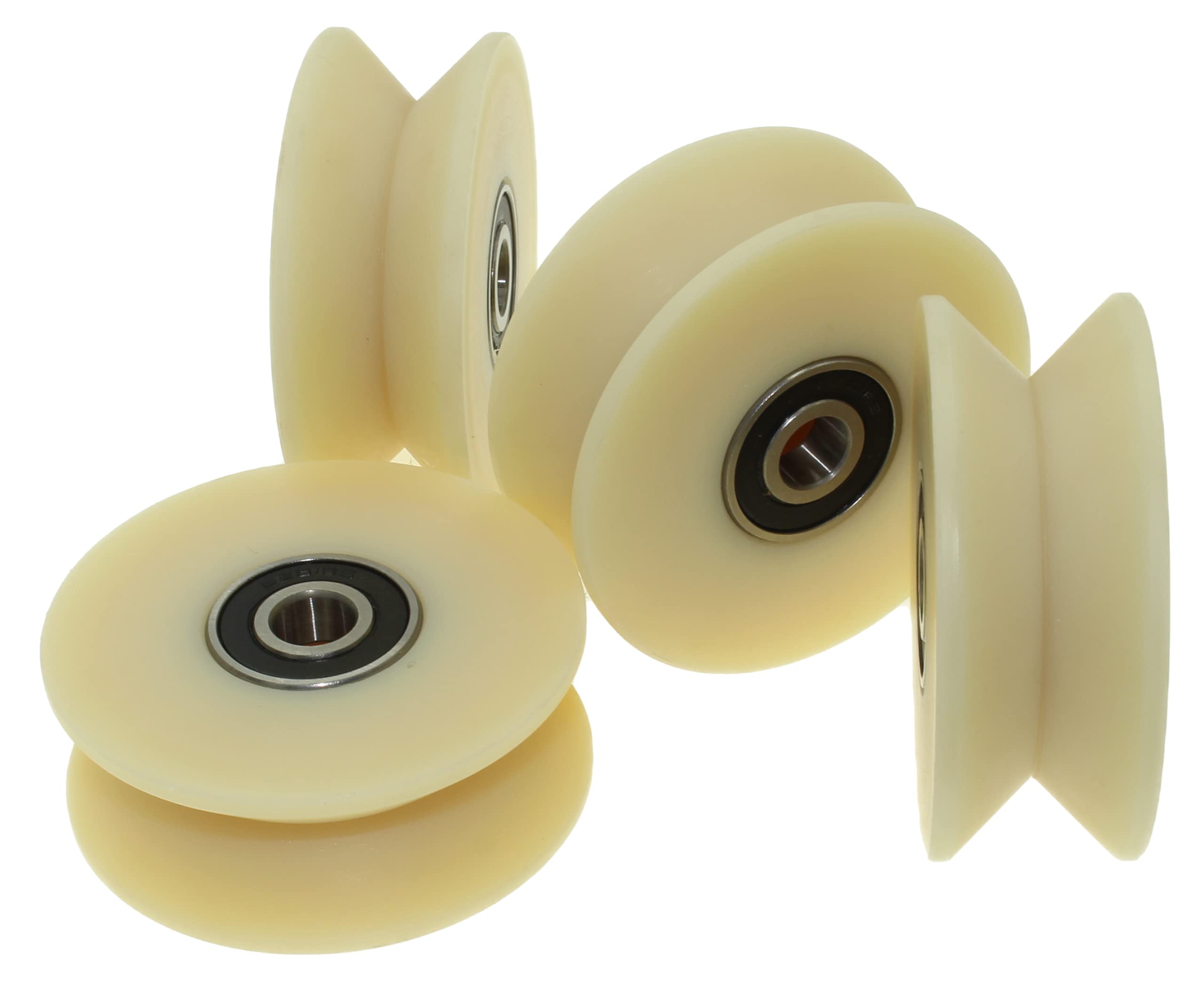 Ruote Per Cancelli Scorrevoli Da 50 Mm, Ruote In Acciaio Con Scanalatura A U Ruota Con Scanalatura A U Per Binario Inverso Macchina Industriale Porta Avvolgibile 90962048 - Foto 7