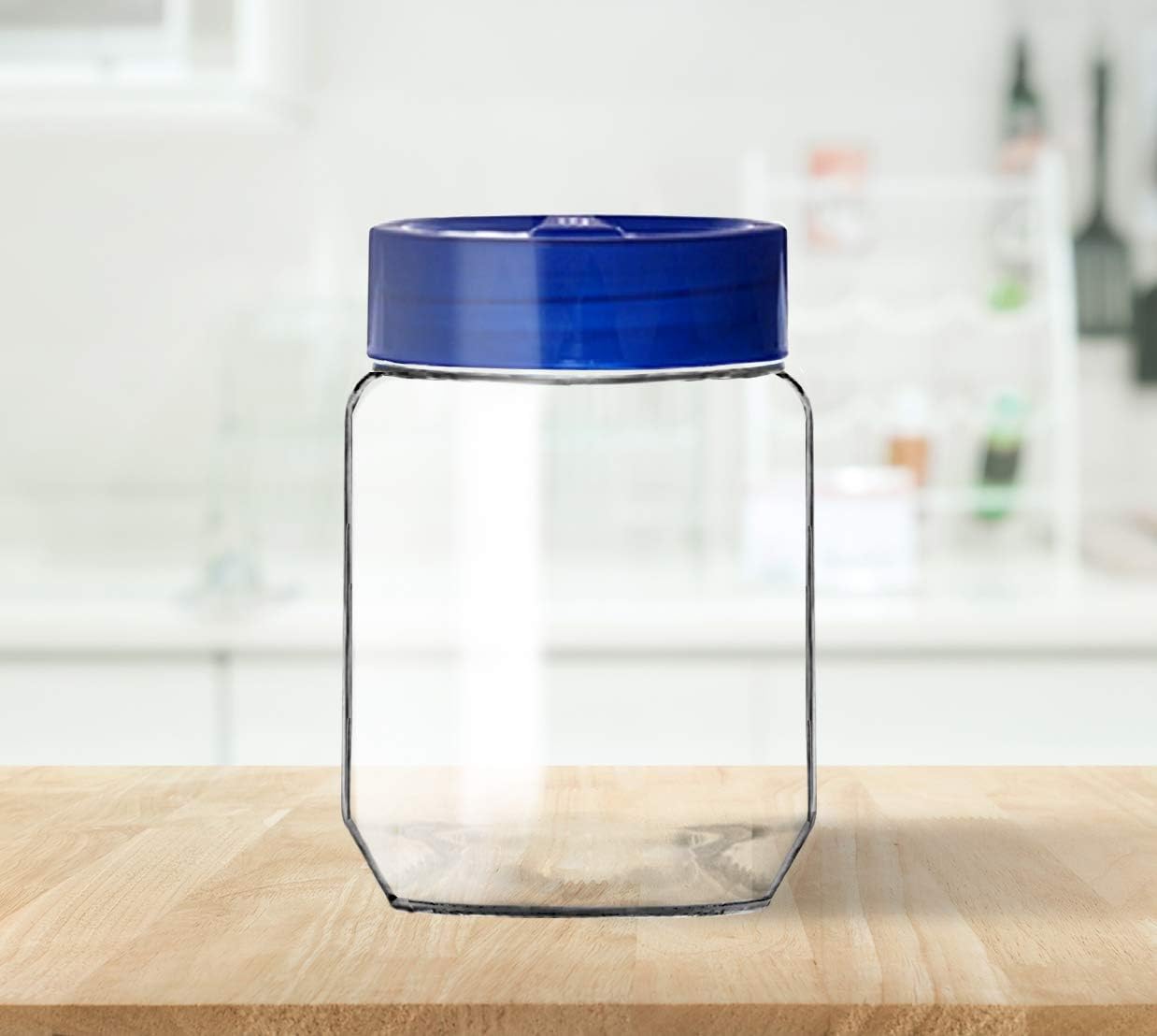 Yera Glass Pantry Jars- 835 ml, 2 Piece