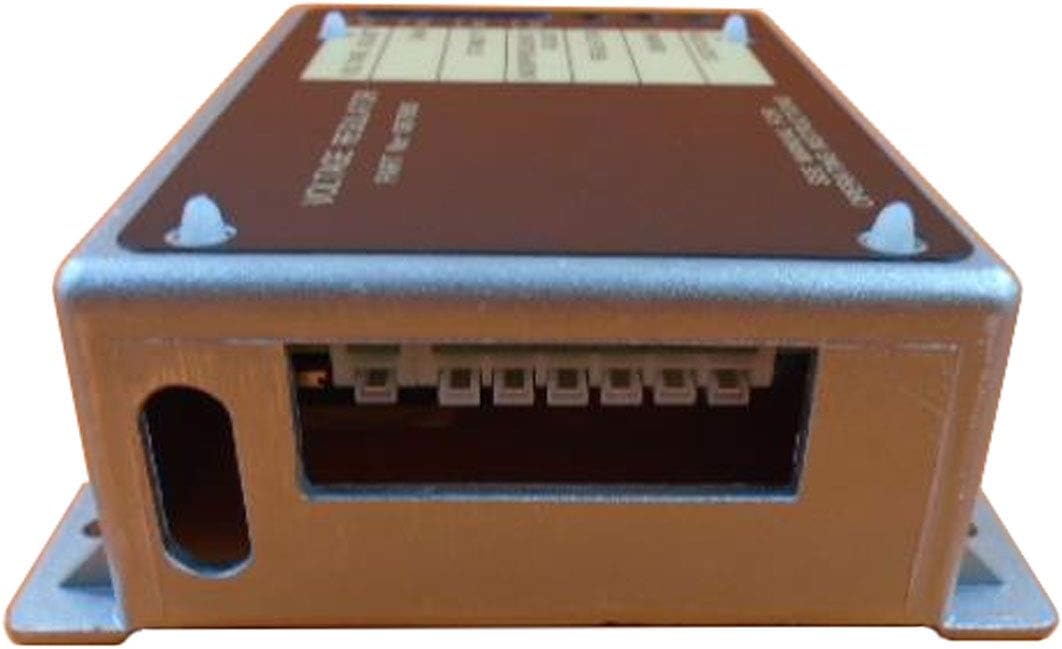 Side view of Generac 0676800SRV Voltage Regulator showing electrical connector