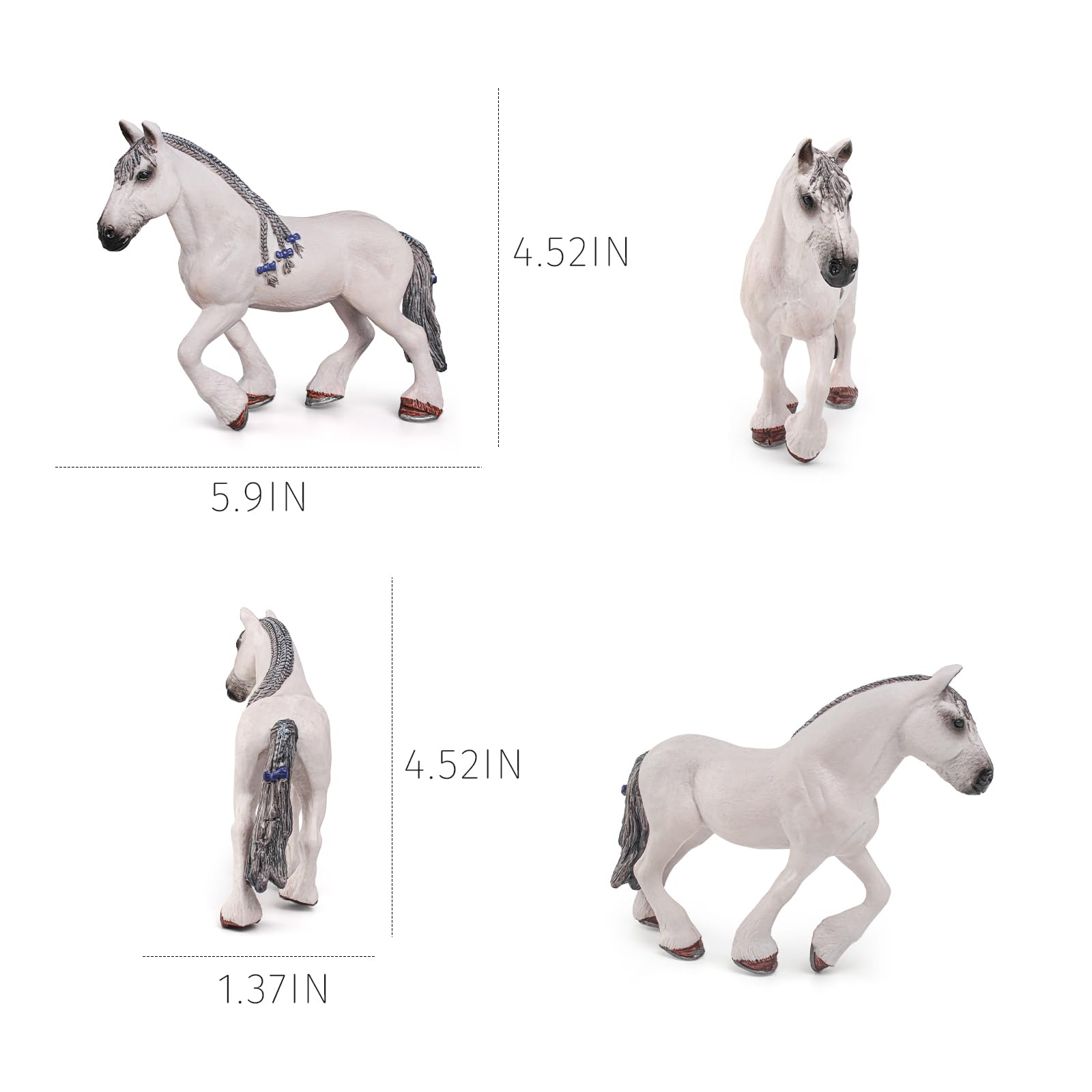 Amazon.co.jp: リアルなLipizzaner 馬アクションフィギュア