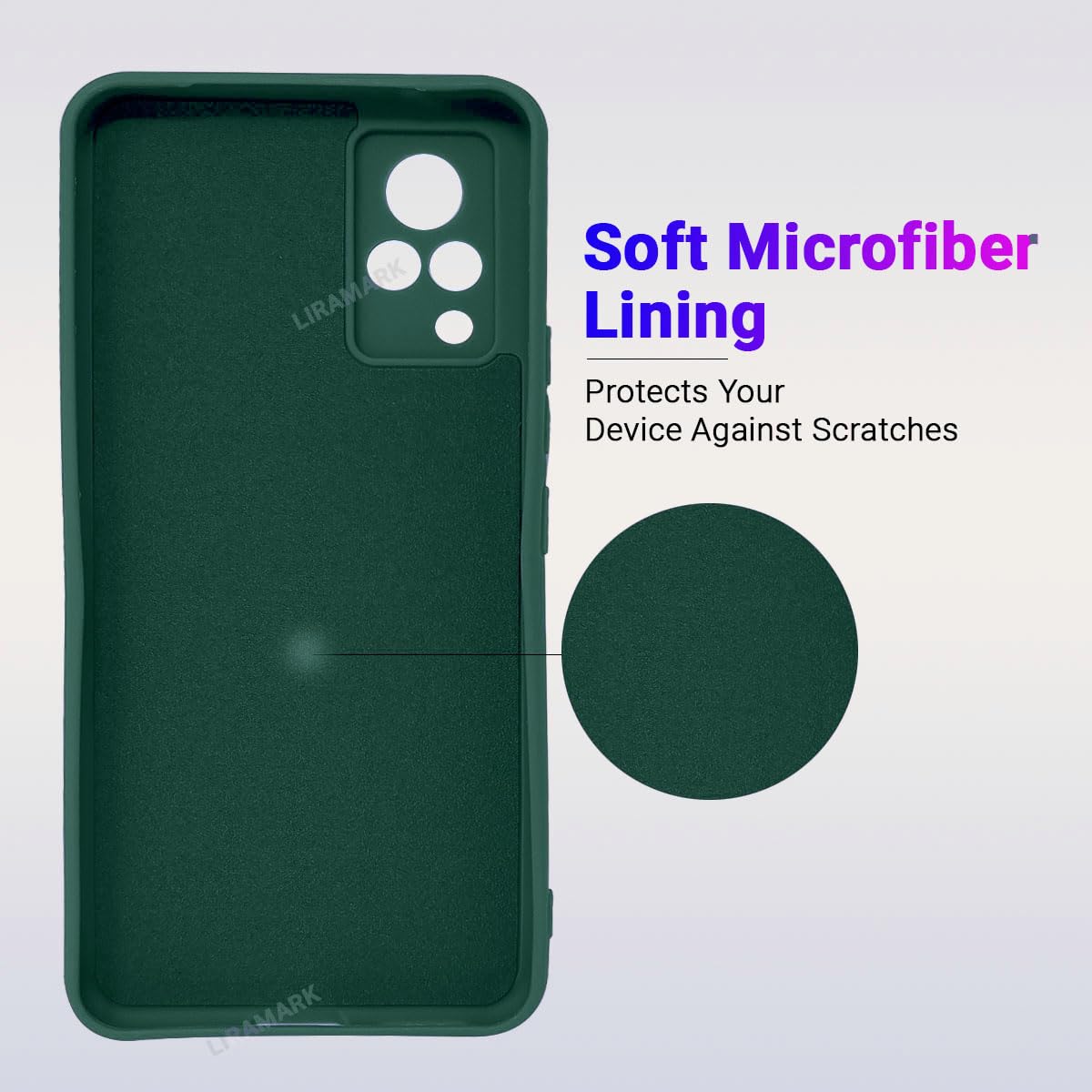 Vivo V21 5G Case - Silicone Green -3 Vivo V21 5G Case - Silicone Green -3