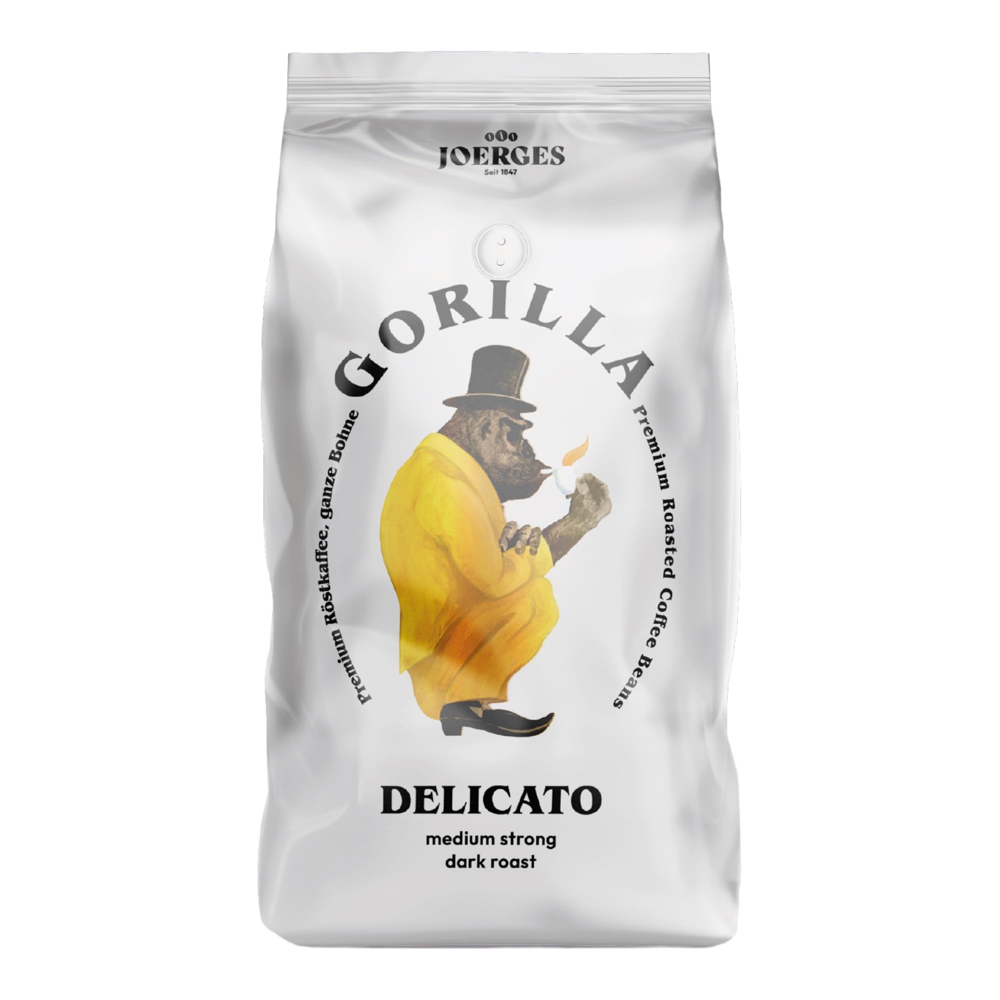 Gorilla Espresso Delicato 12 x 1kg Kaffee ganze Bohne