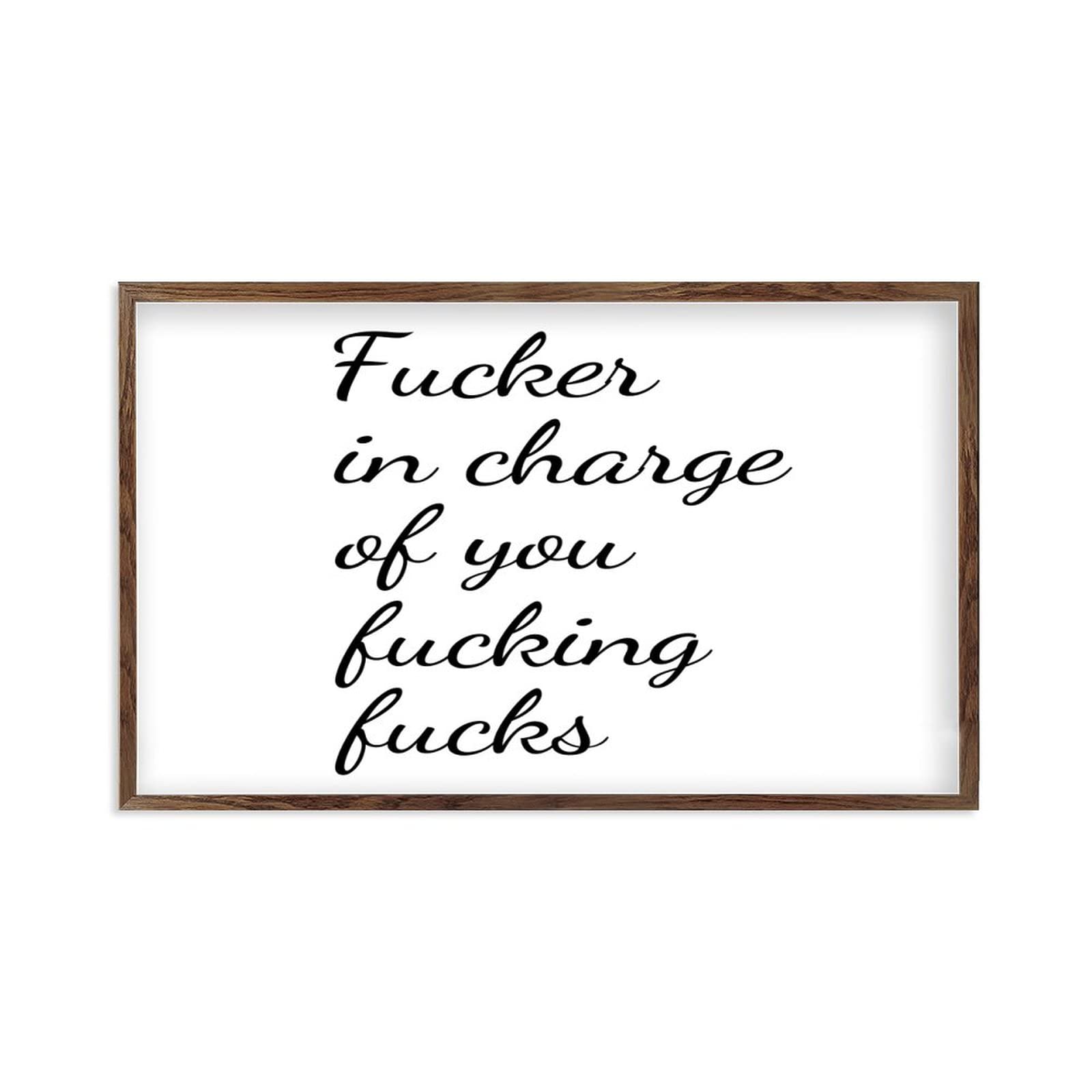 Décoration murale amusante avec plaque en bois pour la cuisine